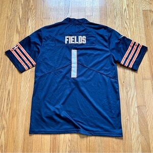 Justin Fields #1 Chicago Bears NFL Jersey Mens Nike On Field